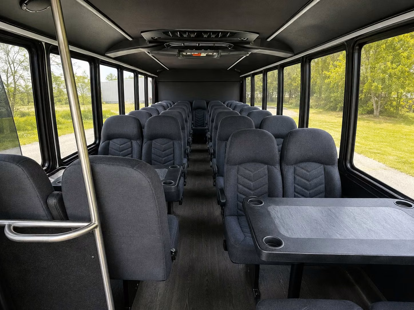 15 passenger minibus inside