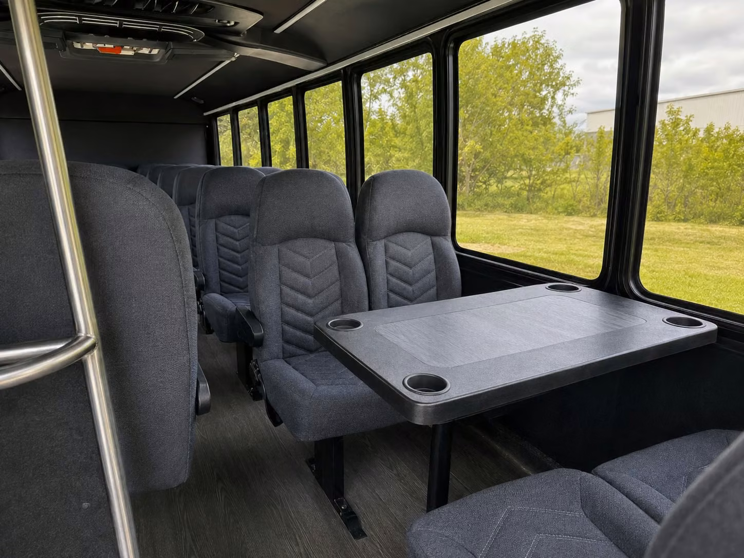 18 passenger minibus interior