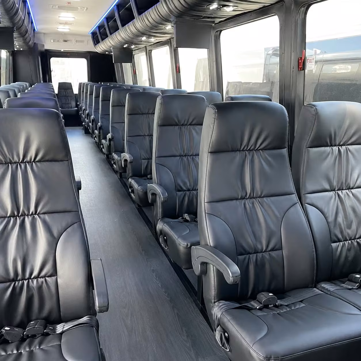 28 passenger minibus inside