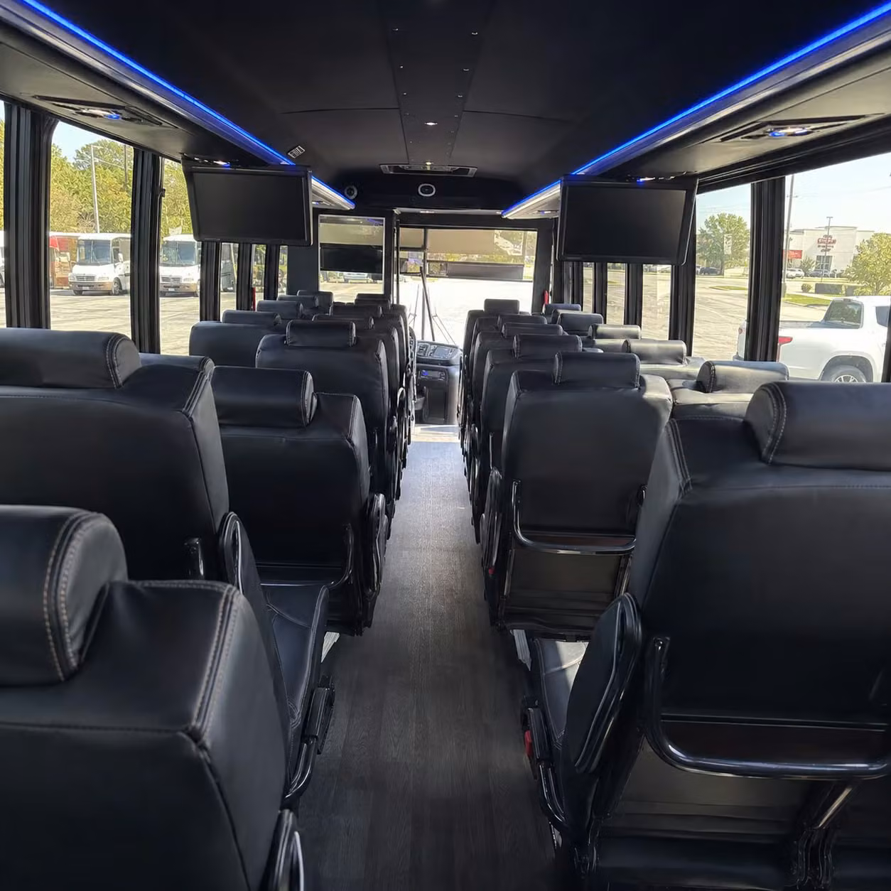 35 passenger minibus inside