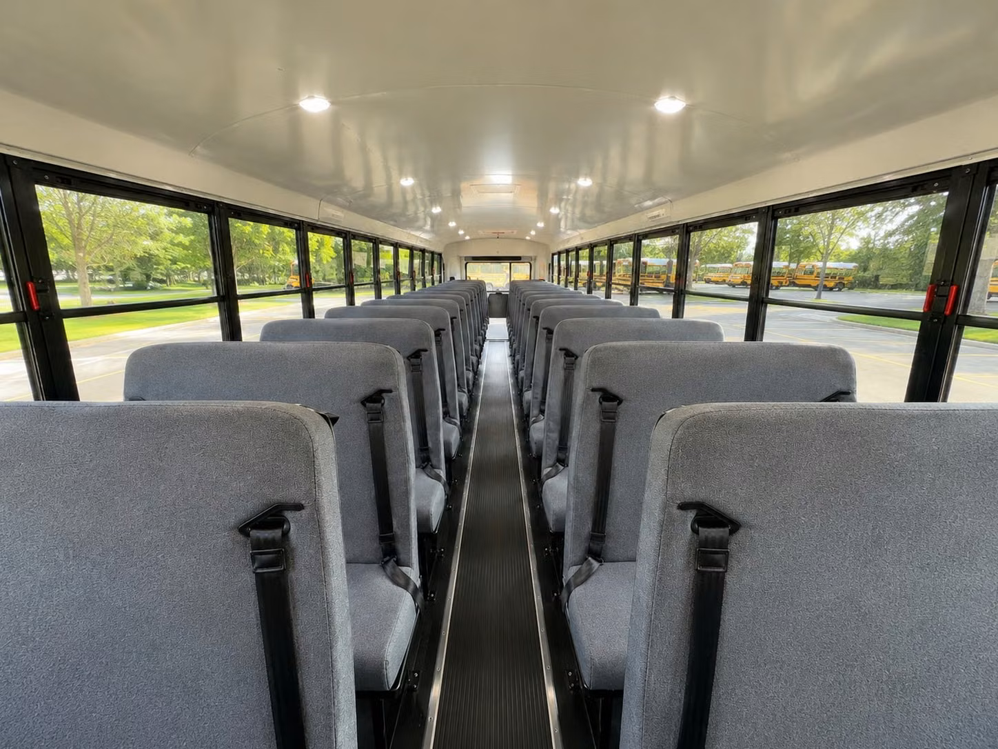 school bus interior